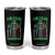 Irish Firefighter Tumbler Cup Celtic Cross American Flag TS09 Black Print Your Wear