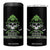 Irish Firefighter 4 in 1 Can Cooler Tumbler Shamrock Skull Man Of Fire TS09 One Size: 16 oz Black Print Your Wear