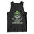 Irish Firefighter Tank Top Shamrock Skull Man Of Fire TS09 Black Print Your Wear
