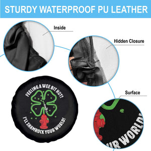 Funny Irish Firefighter Spare Tire Cover Feeling A Wee Bit Hot I'll Shamrock Your World TS09 Print Your Wear
