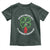 Funny Irish Firefighter Toddler T Shirt Feeling A Wee Bit Hot I'll Shamrock Your World TS09 Dark Forest Green Print Your Wear