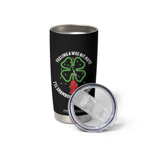 Funny Irish Firefighter Tumbler Cup Feeling A Wee Bit Hot I'll Shamrock Your World TS09 Print Your Wear
