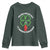 Funny Irish Firefighter Youth Sweatshirt Feeling A Wee Bit Hot I'll Shamrock Your World TS09 Dark Forest Green Print Your Wear