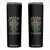 Irish Viking Skinny Tumbler Celtic Cross Odin's Raven TS09 Black Print Your Wear