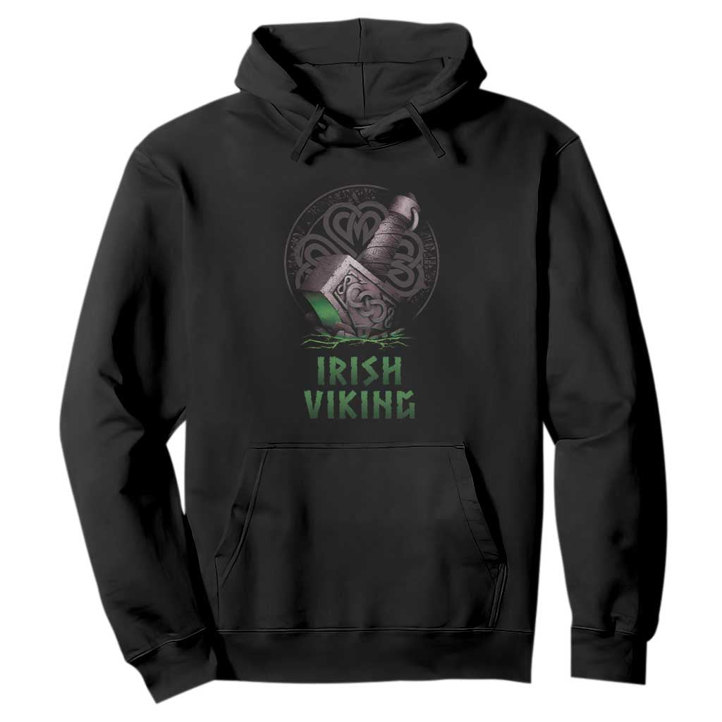 Irish Viking Hoodie Celtic Thor Mjolnir TS09 Black Print Your Wear