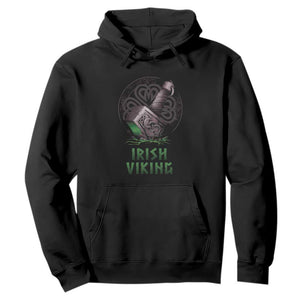 Irish Viking Hoodie Celtic Thor Mjolnir TS09 Black Print Your Wear
