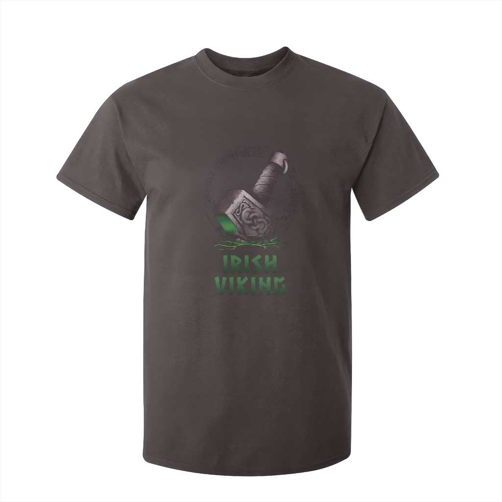Irish Viking T Shirt For Kid Celtic Thor Mjolnir TS09 Dark Chocolate Print Your Wear