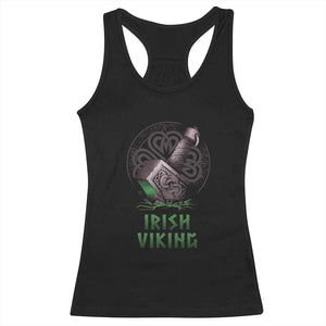 Irish Viking Racerback Tank Top Celtic Thor Mjolnir TS09 Black Print Your Wear