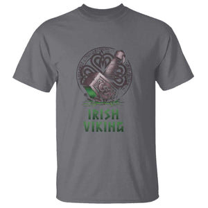 Irish Viking T Shirt Celtic Thor Mjolnir TS09 Charcoal Print Your Wear