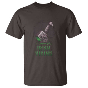 Irish Viking T Shirt Celtic Thor Mjolnir TS09 Dark Chocolate Print Your Wear