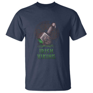 Irish Viking T Shirt Celtic Thor Mjolnir TS09 Navy Print Your Wear