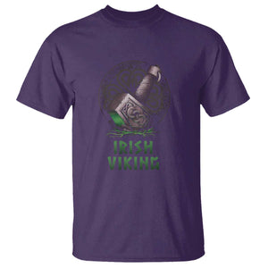 Irish Viking T Shirt Celtic Thor Mjolnir TS09 Purple Print Your Wear