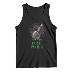 Irish Viking Tank Top Celtic Thor Mjolnir TS09 Black Print Your Wear