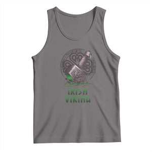 Irish Viking Tank Top Celtic Thor Mjolnir TS09 Deep Heather Print Your Wear
