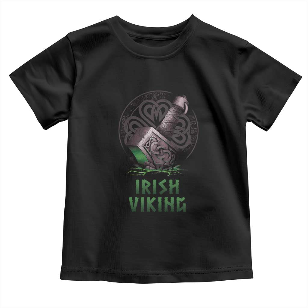 Irish Viking Toddler T Shirt Celtic Thor Mjolnir TS09 Black Print Your Wear
