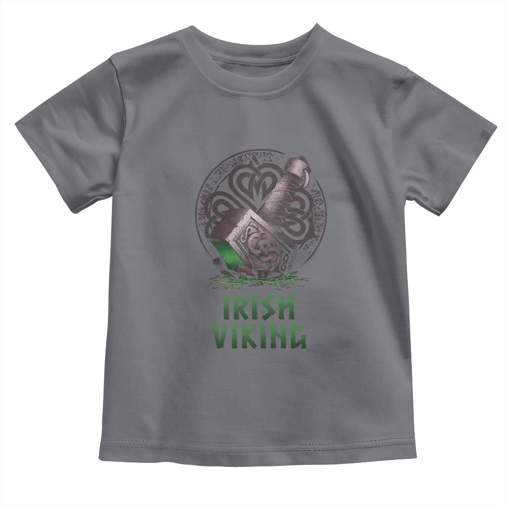 Irish Viking Toddler T Shirt Celtic Thor Mjolnir TS09 Charcoal Print Your Wear