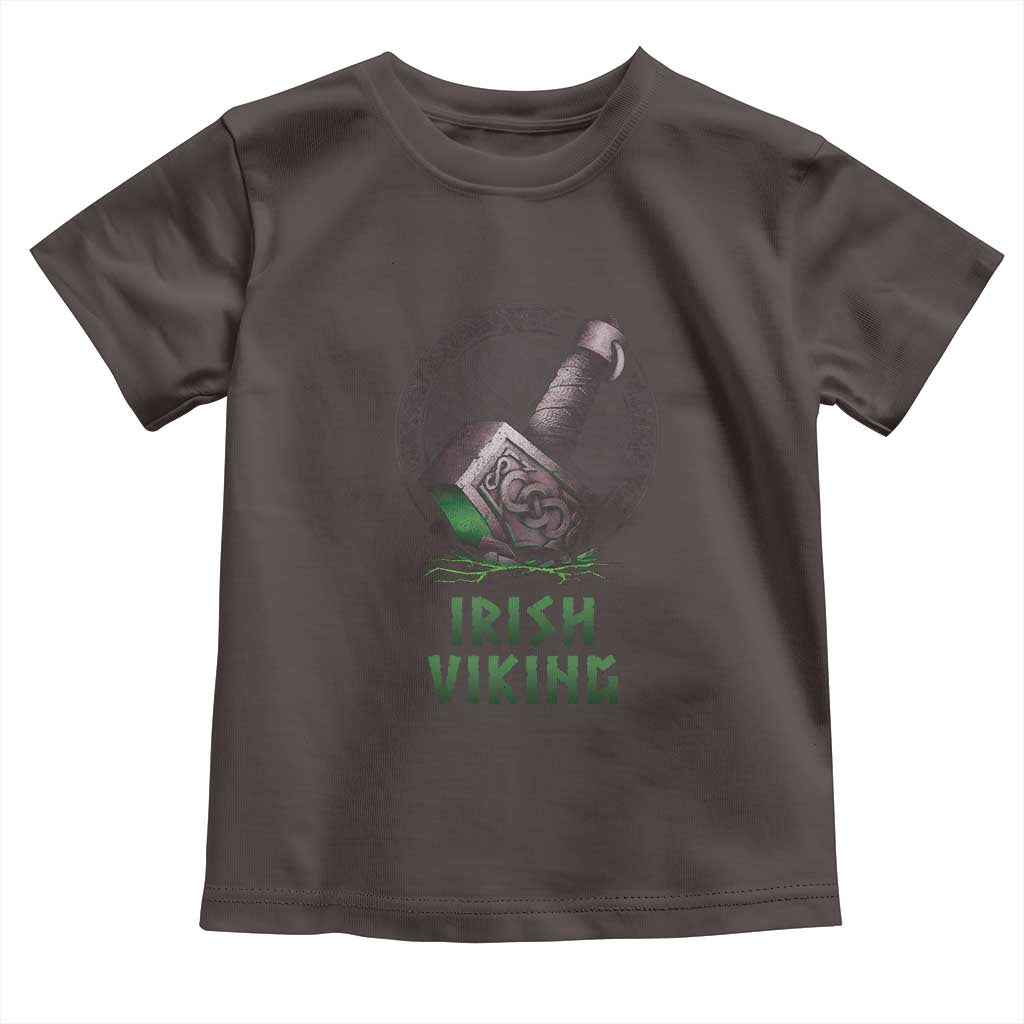 Irish Viking Toddler T Shirt Celtic Thor Mjolnir TS09 Dark Chocolate Print Your Wear