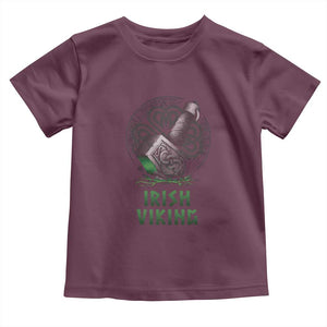 Irish Viking Toddler T Shirt Celtic Thor Mjolnir TS09 Maroon Print Your Wear