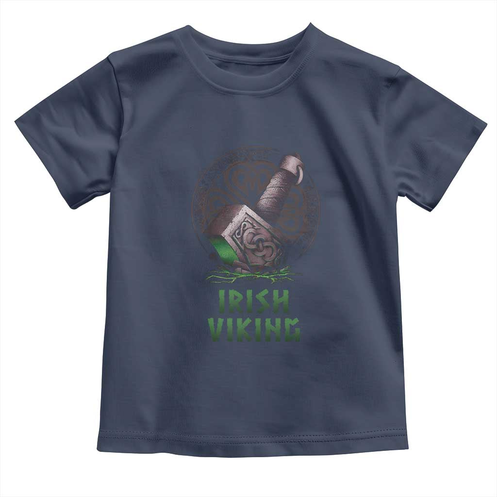 Irish Viking Toddler T Shirt Celtic Thor Mjolnir TS09 Navy Print Your Wear