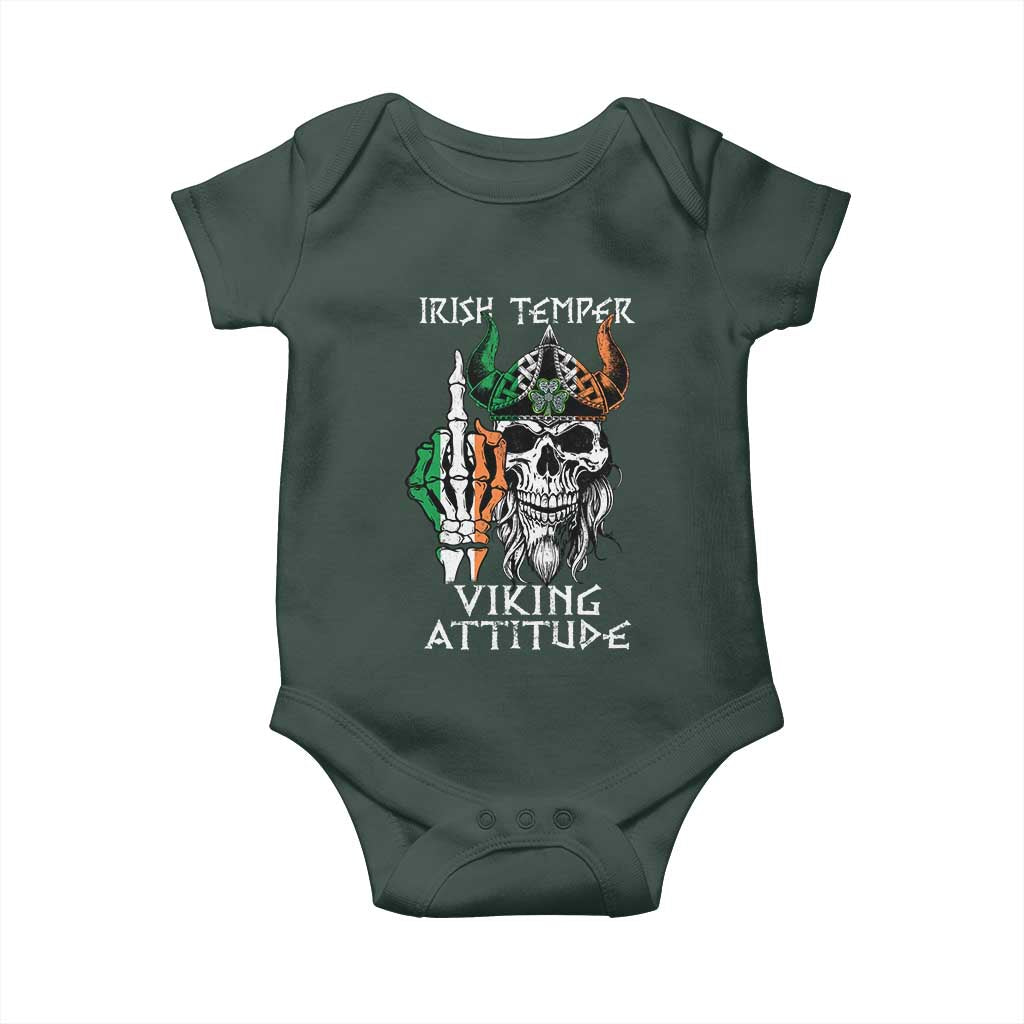 Funny Irish Viking Baby Onesie Irish Temper Viking Attitude TS09 Print Your Wear