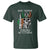 Funny Irish Viking T Shirt Irish Temper Viking Attitude TS09 Dark Forest Green Print Your Wear