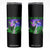 Funny Alien Cat Meme Skinny Tumbler Green Cats ZEOW ZEOW TS09 Black Print Your Wear