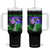 Funny Alien Cat Meme Tumbler With Handle Green Cats ZEOW ZEOW TS09 One Size: 40 oz Black Print Your Wear