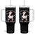 Funny Sorry I'm Late I Was Dilly Dallying Tumbler With Handle Cute Goose TS09 One Size: 40 oz Black Print Your Wear