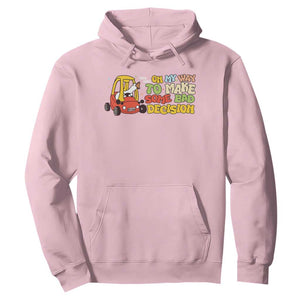 Funny Goose On My Way To Make Some Bad Decisions Hoodie TS09 Light Pink Print Your Wear