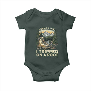 Hiking Baby Onesie I Came I Saw I Tripped On A Root TS09 Print Your Wear