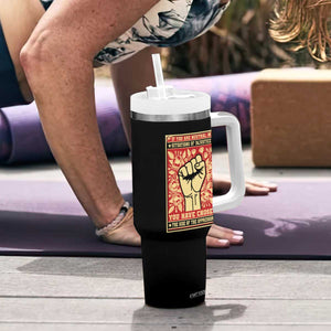 Social Justice Tumbler With Handle If You Are Neutral In Situations Of Injustice You Have Chosen The Side Of The Oppressor TS09 Print Your Wear