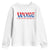 Woke It's Not An Insult You Think Youth Sweatshirt TS09 White Print Your Wear