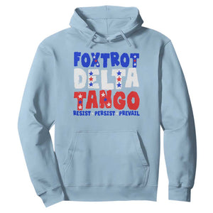 FDT Foxtrot Delta Tango Hoodie TS09 Light Blue Print Your Wear