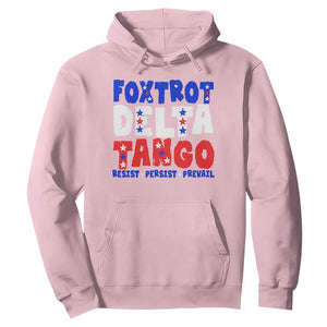 FDT Foxtrot Delta Tango Hoodie TS09 Light Pink Print Your Wear