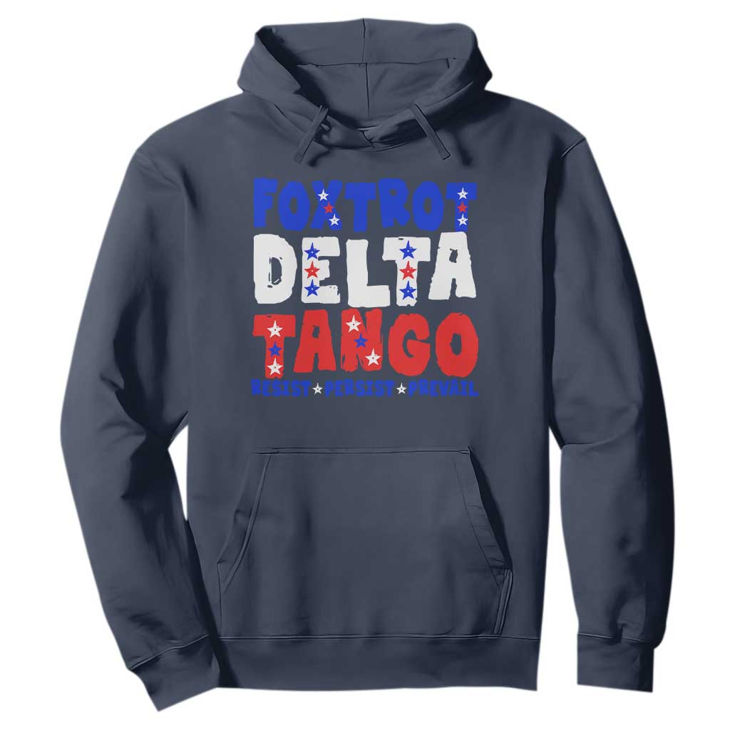 FDT Foxtrot Delta Tango Hoodie TS09 Navy Print Your Wear