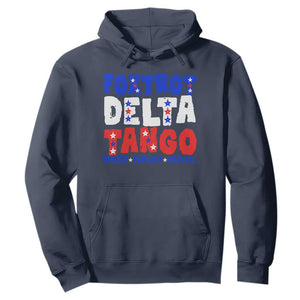 FDT Foxtrot Delta Tango Hoodie TS09 Navy Print Your Wear