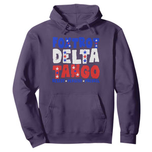 FDT Foxtrot Delta Tango Hoodie TS09 Purple Print Your Wear