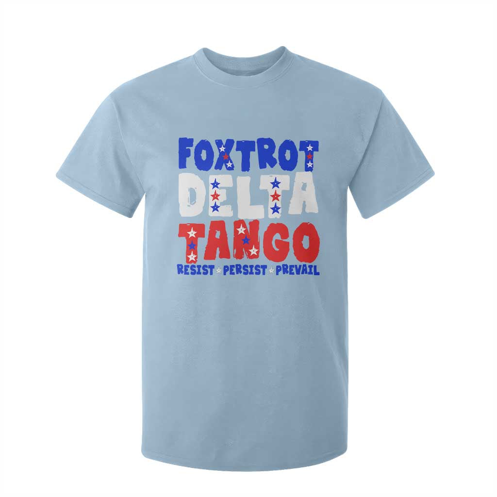 FDT Foxtrot Delta Tango T Shirt For Kid TS09 Light Blue Print Your Wear