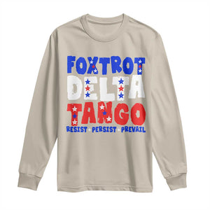 FDT Foxtrot Delta Tango Long Sleeve Shirt TS09 Sand Print Your Wear
