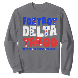 FDT Foxtrot Delta Tango Sweatshirt TS09 Charcoal Print Your Wear