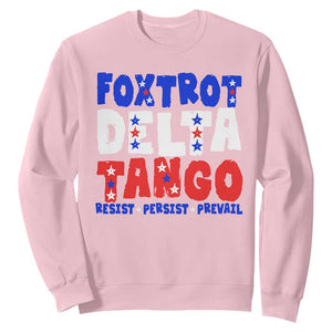FDT Foxtrot Delta Tango Sweatshirt TS09 Light Pink Print Your Wear