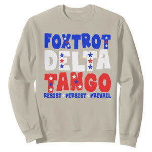 FDT Foxtrot Delta Tango Sweatshirt TS09 Sand Print Your Wear