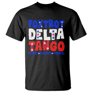 FDT Foxtrot Delta Tango T Shirt TS09 Black Print Your Wear
