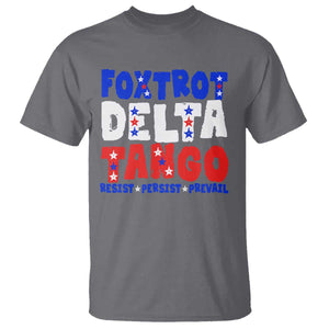 FDT Foxtrot Delta Tango T Shirt TS09 Charcoal Print Your Wear