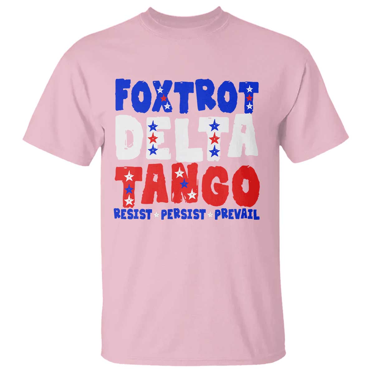 FDT Foxtrot Delta Tango T Shirt TS09 Light Pink Print Your Wear