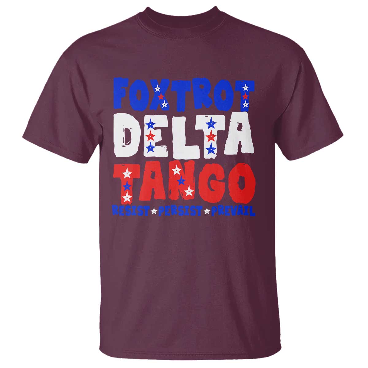 FDT Foxtrot Delta Tango T Shirt TS09 Maroon Print Your Wear