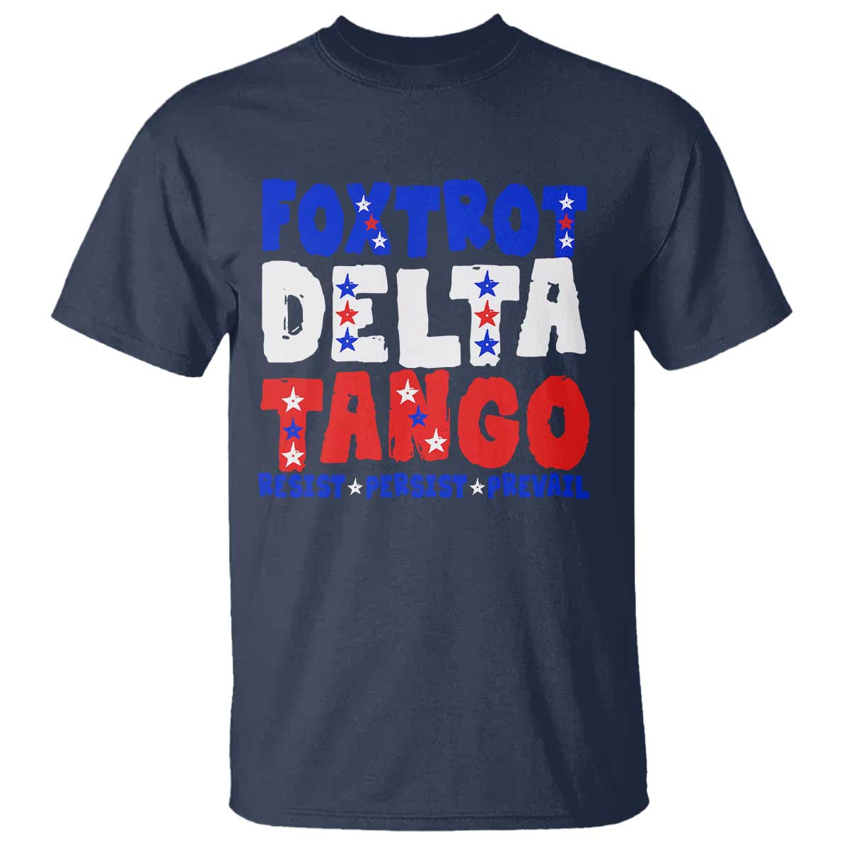 FDT Foxtrot Delta Tango T Shirt TS09 Navy Print Your Wear