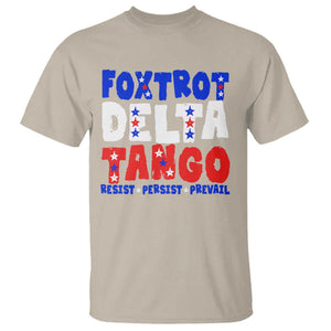 FDT Foxtrot Delta Tango T Shirt TS09 Sand Print Your Wear