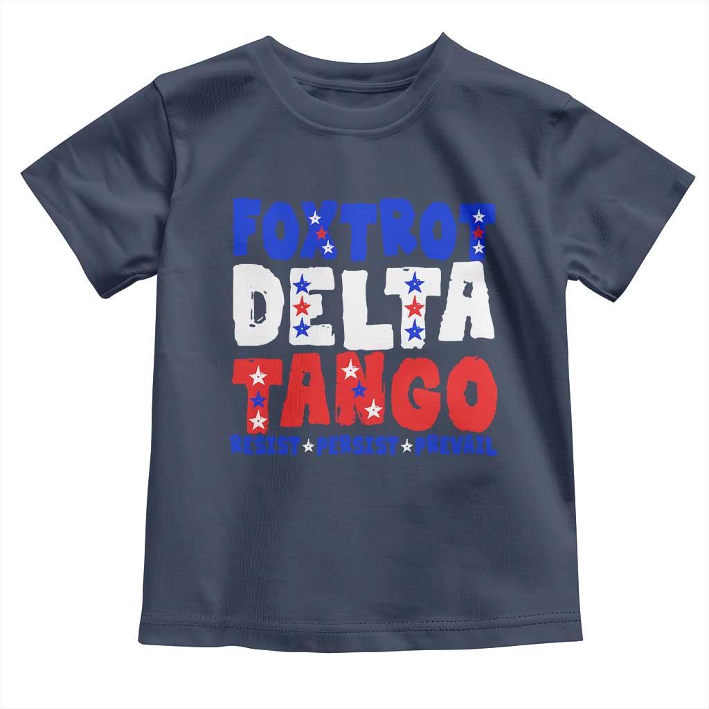 FDT Foxtrot Delta Tango Toddler T Shirt TS09 Navy Print Your Wear