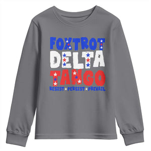 FDT Foxtrot Delta Tango Youth Sweatshirt TS09 Charcoal Print Your Wear